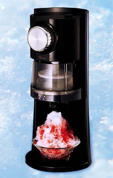 【TVで紹介されました】氷を温めて削る。ヒーター機能の搭載の電動かき氷器「わた雪」