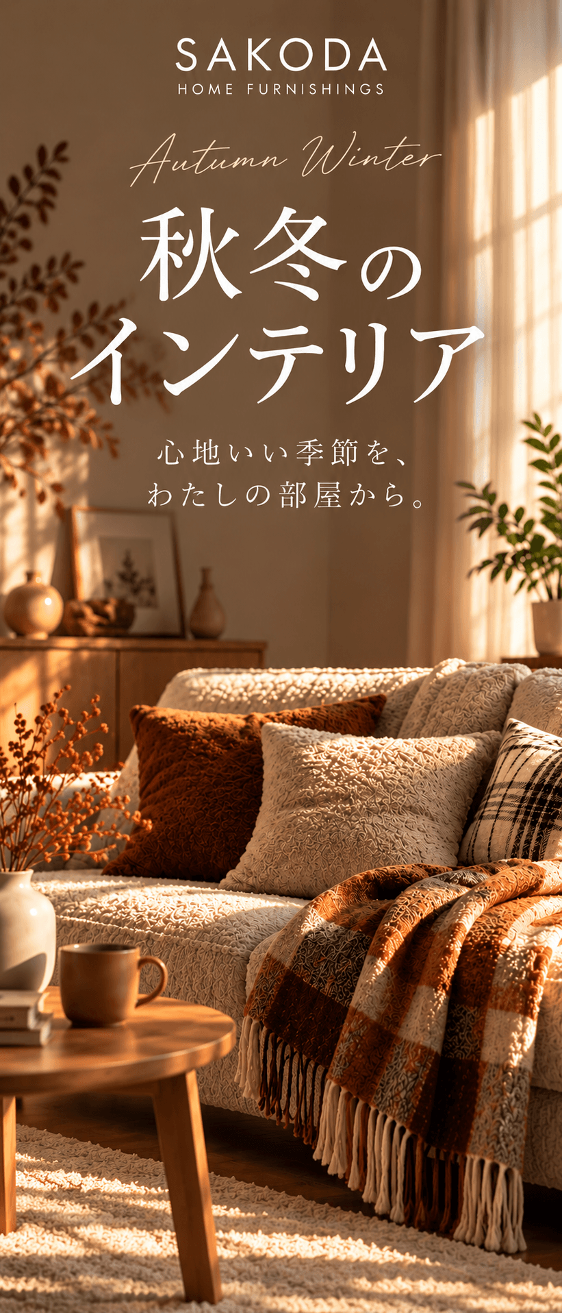 【SPECIAL】心地よい季節を、私の部屋から。│SAKODA秋冬のインテリア2026