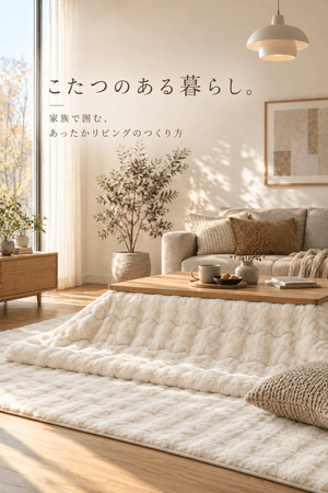 【PICKUP】こたつのある暮らし。家族で囲む、あったかリビングのつくり方