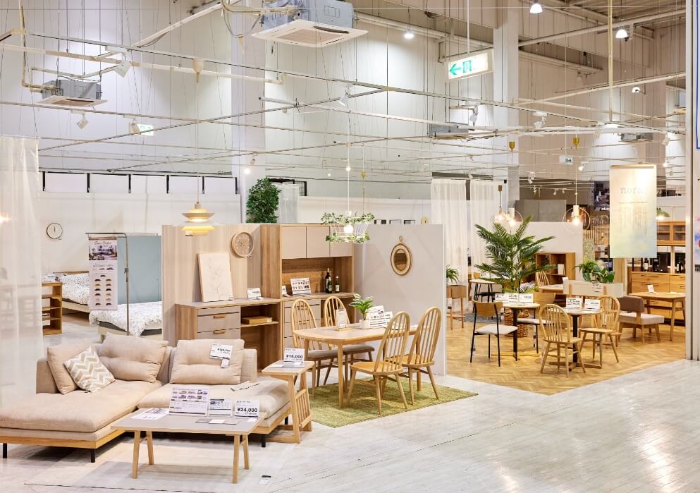 北欧ナチュラル家具売り場