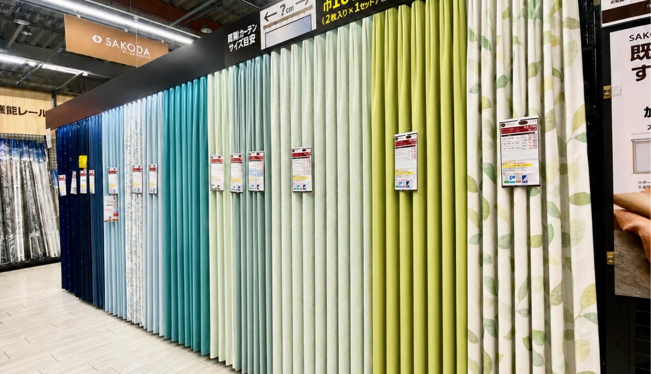カーテン売り場