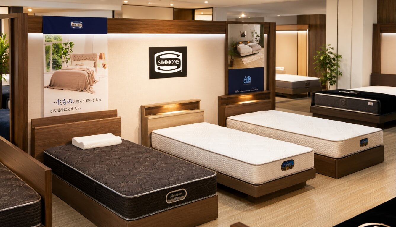 SAKODAホームファニシングス与次郎店のベッド売り場