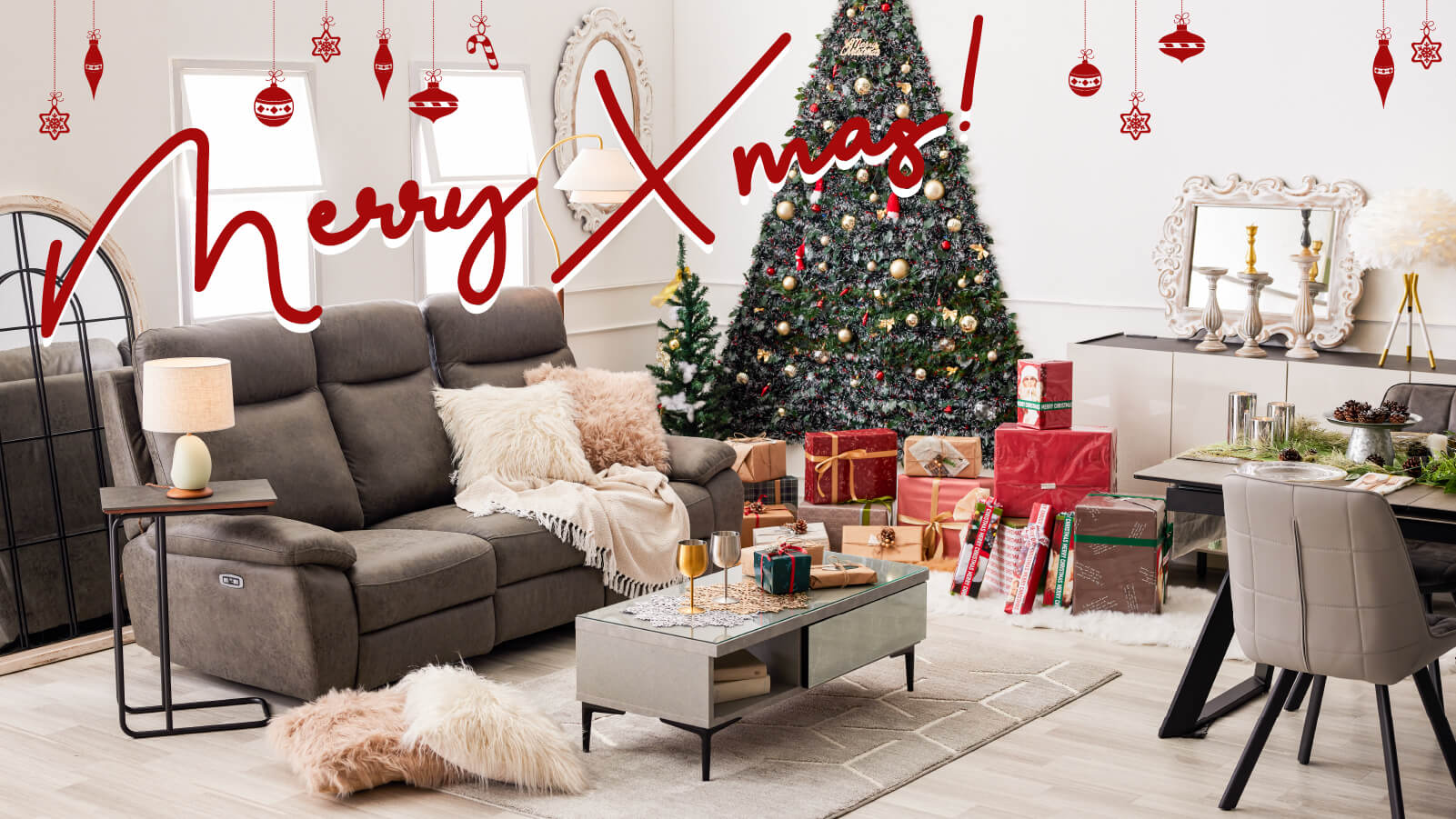 クリスマスは、わくわくするお部屋で。