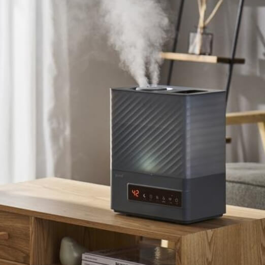 QS541 上部給水式ハイブリッド加湿器　エルモイストプラス　GY