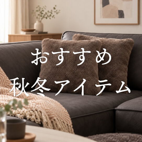 秋冬アイテム