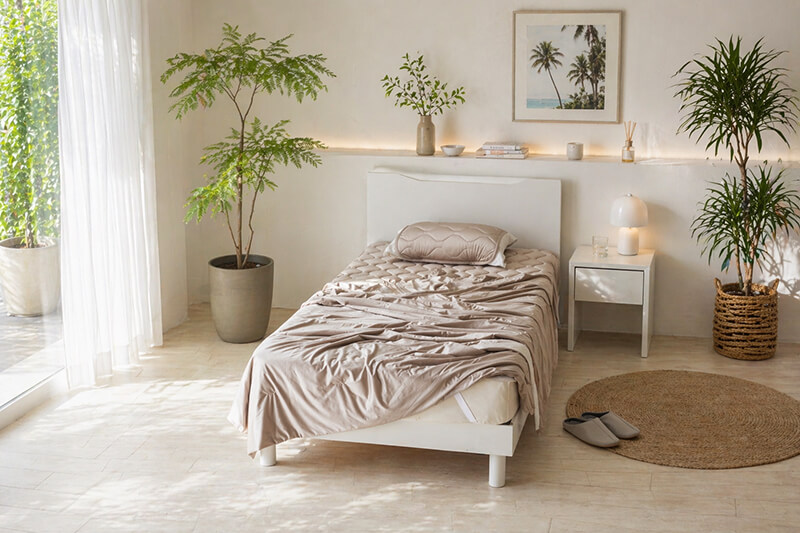 通気性にこだわった冷感寝具