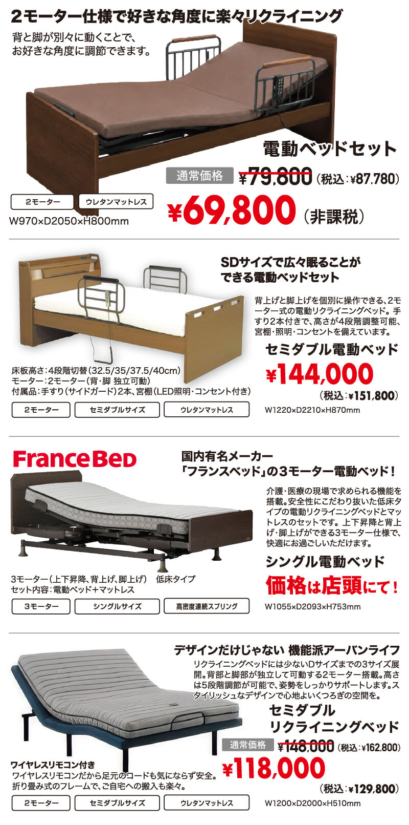 電動ベッド